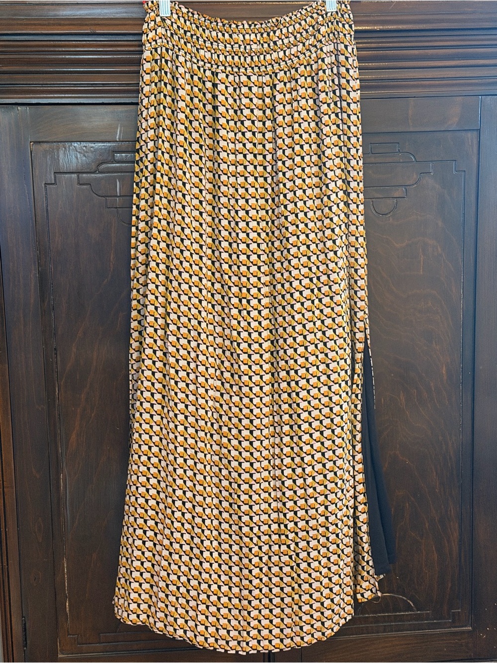 Multi-Colored Geometric Maxi Skirt - Women
